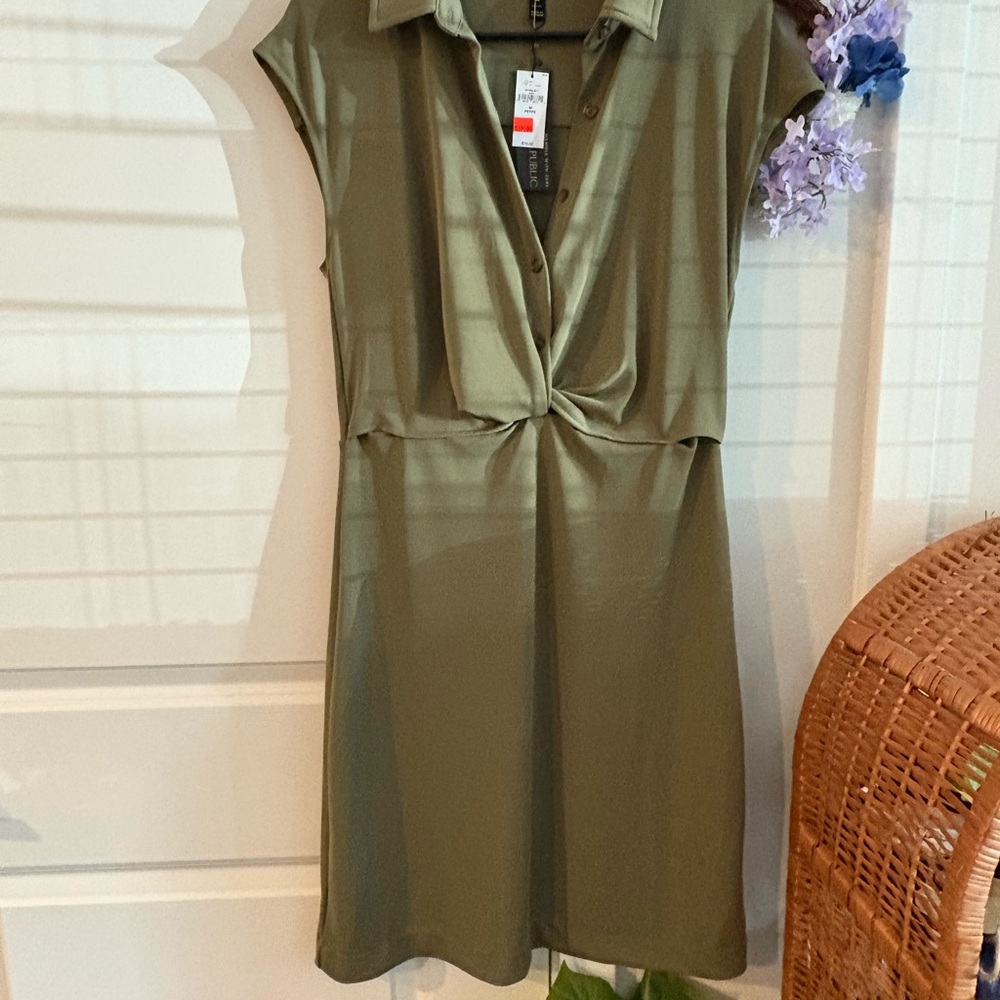 NWT Banana Republic Olive Mini Dress